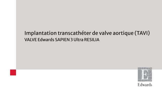 L’implantation transcathéter de valve aortique (TAVI)
